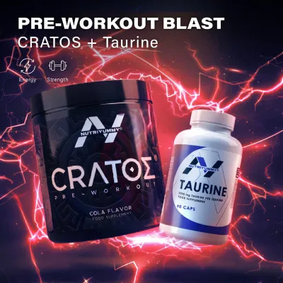 PRE-WORKOUT BLAST (Cratos Cola 380g & Taurine) 