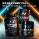 MASS & PUMP STACK - VANILLA (Premium Whey Vanilla 2Kg & Creatine & Cratos Cola 380g) 