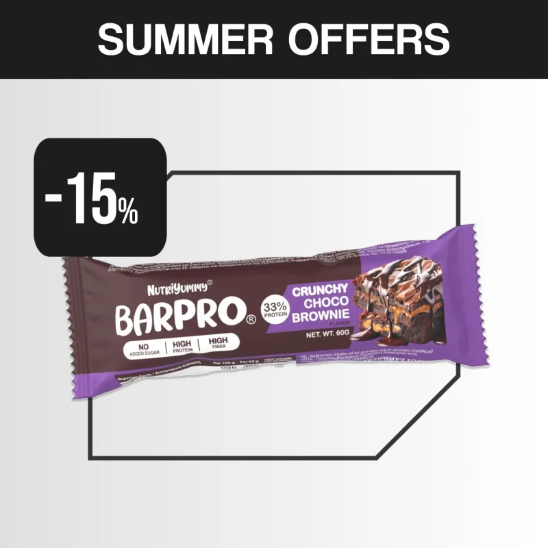 NUTRIYUMMY BARPRO CRUNCHY CHOCO BROWNIE 60G