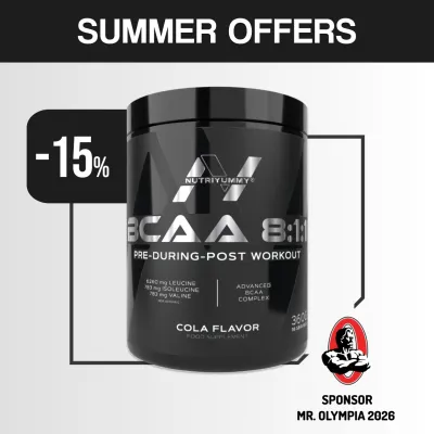 NUTRIYUMMY BCAA 8:1:1 COLA FLAVOR 360G