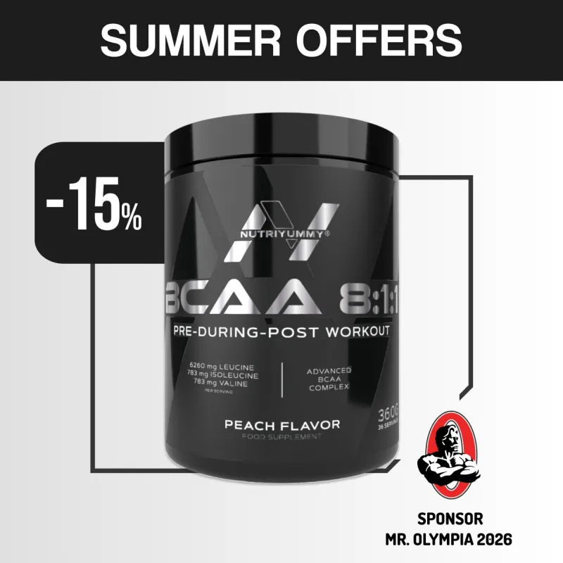 NUTRIYUMMY BCAA 8:1:1 PEACH FLAVOR 360G