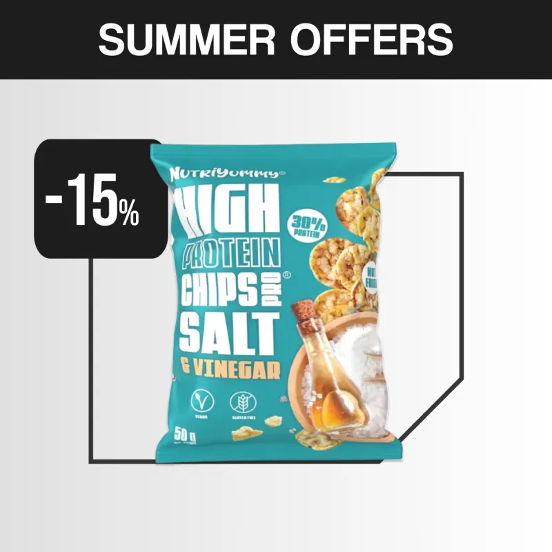 NUTRIYUMMY HIGH PROTEIN CHIPSPRO SALT & VINEGAR 50G