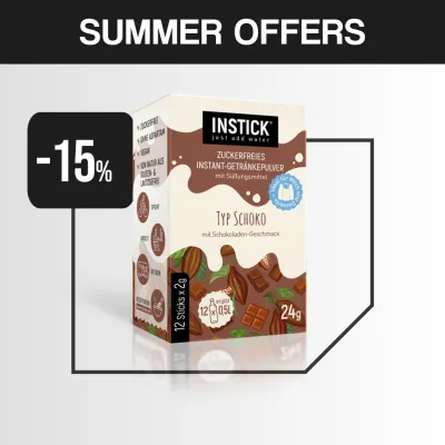 INSTICK ΡΟΦΗΜΑ ΣΕ ΣΚΟΝΗ ΓΙΑ 0,5lt ΣΟΚΟΛΑΤΑ (12 x σακουλάκι 2g)