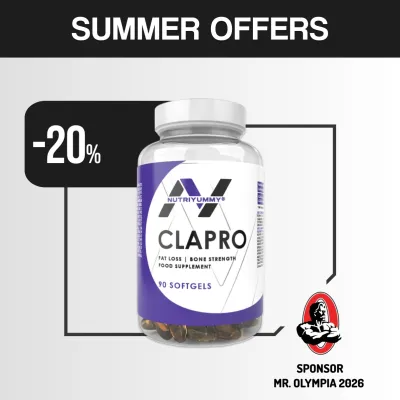 NUTRIYUMMY CLAPRO 90 SOFTGELS