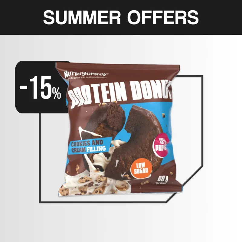 NUTRIYUMMY PROTEIN DONUT COOKIES AND CREAM 60G