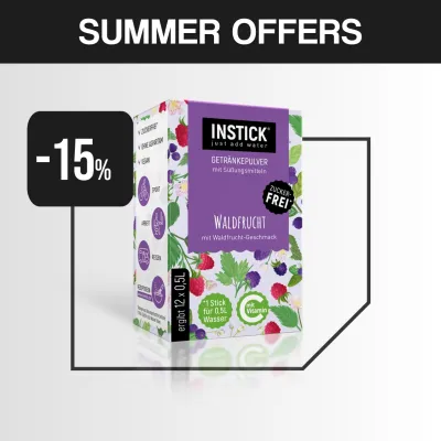 INSTICK ΡΟΦΗΜΑ ΣΕ ΣΚΟΝΗ ΓΙΑ 0,5lt ΜΟΥΡΑ ΤΟΥ ΔΑΣΟΥΣ (12 x σακουλάκι 2,5g)