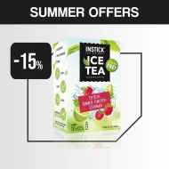 INSTICK ΡΟΦΗΜΑ ΣΕ ΣΚΟΝΗ ΓΙΑ 0,5lt ICE TEA Raspberry & Lime (12 x σακουλάκι 2,5g)