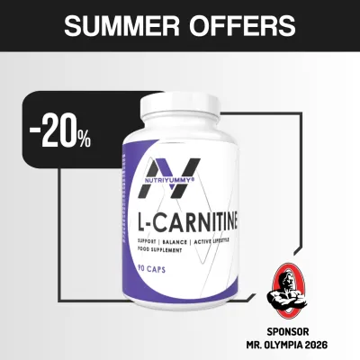 NUTRIYUMMY L-CARNITINE 680mg 90 CAPS
