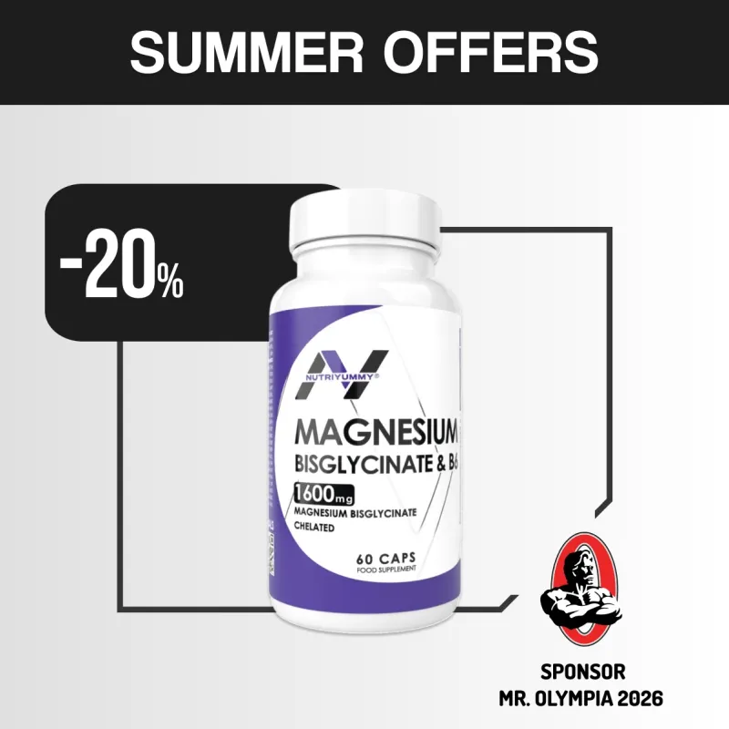 NUTRIYUMMY MAGNESIUM BISGLYCINATE & B6 60 CAPS