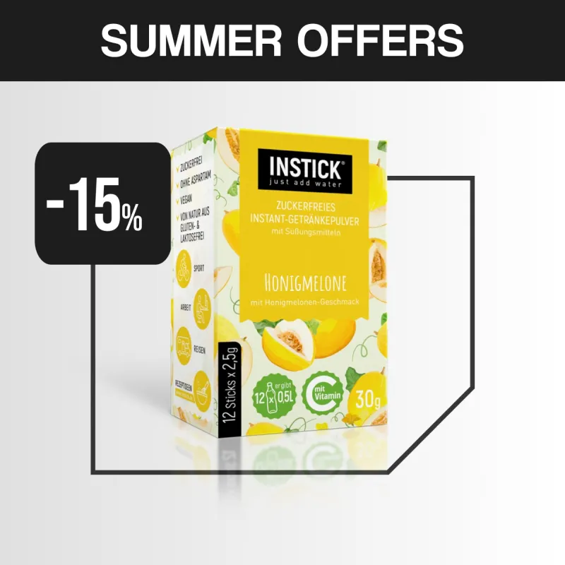 INSTICK ΡΟΦΗΜΑ ΣΕ ΣΚΟΝΗ ΓΙΑ 0,5lt ΠΕΠΟΝΙ (12 x σακουλάκι 2,5g)