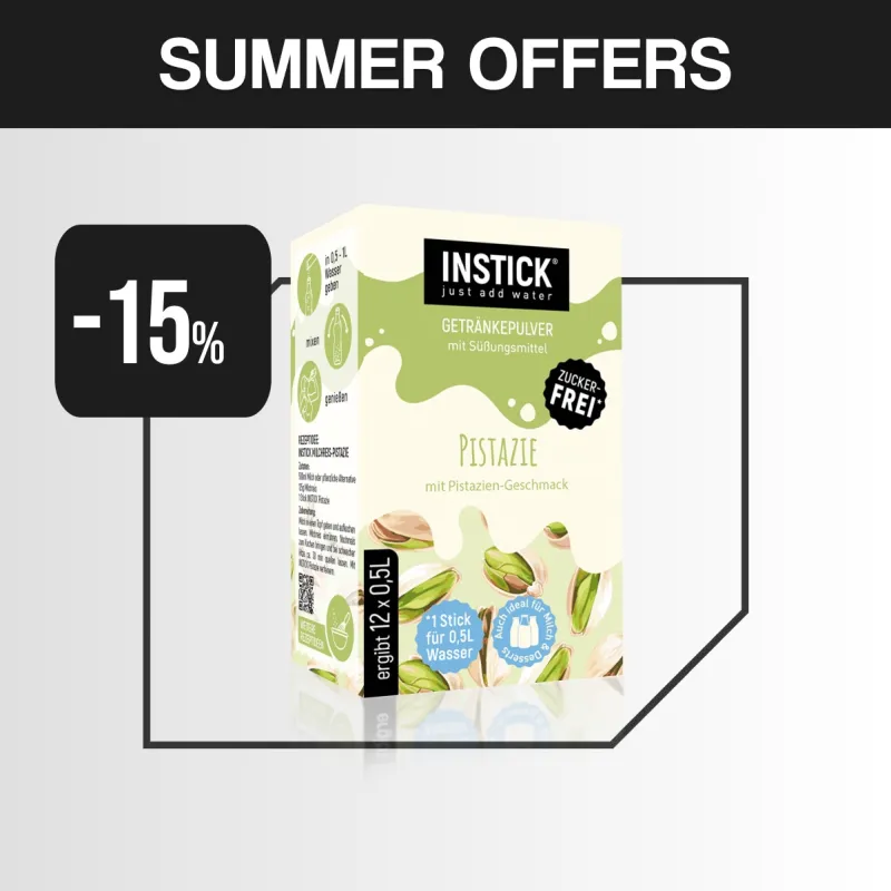 INSTICK ΡΟΦΗΜΑ ΣΕ ΣΚΟΝΗ ΓΙΑ 0,5lt ΦΙΣΤΙΚΙ (12 x σακουλάκι 2g)