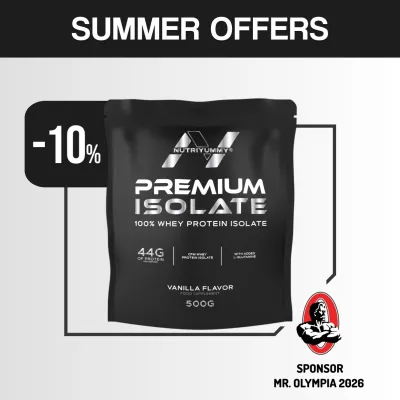 NUTRIYUMMY PREMIUM ISOLATE VANILLA 500G