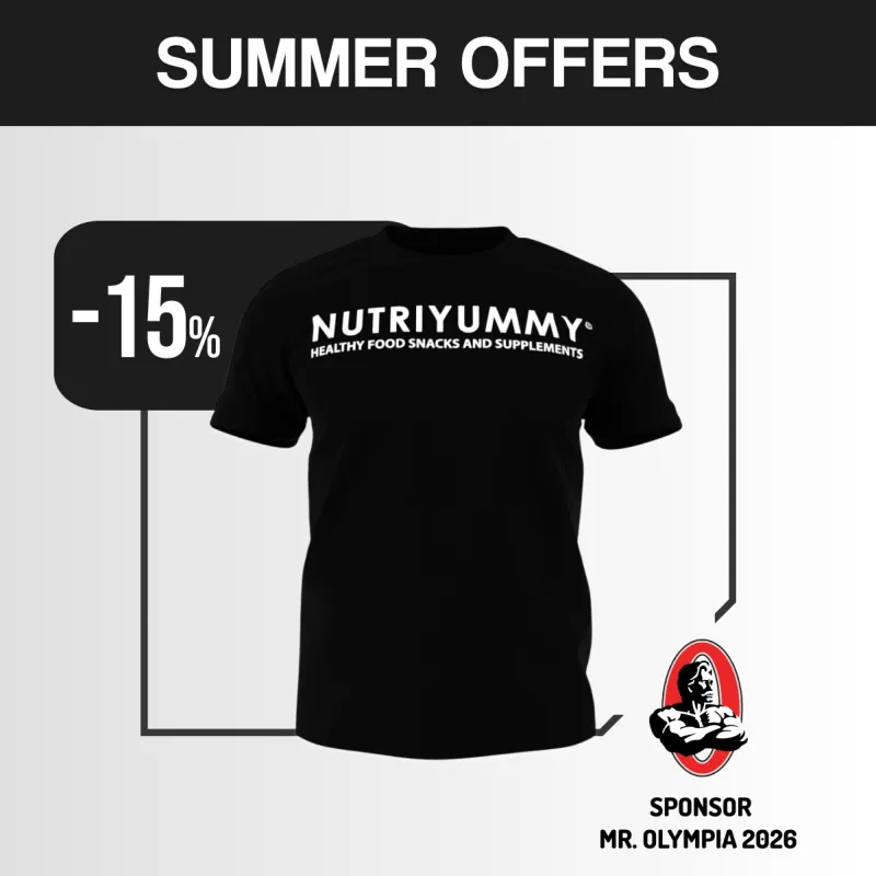 Nutriyummy x NPC T-Shirt Μαύρο S