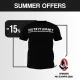 Nutriyummy x NPC T-Shirt Μαύρο S