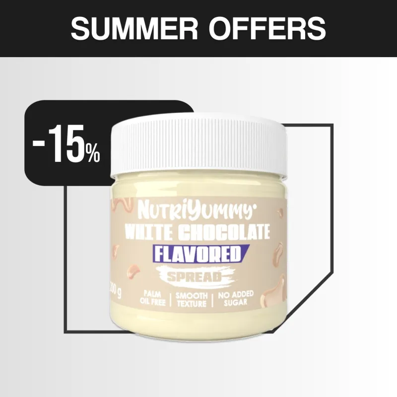 NUTRIYUMMY WHITE CHOCOLATE FLAVORED SPREAD 200g