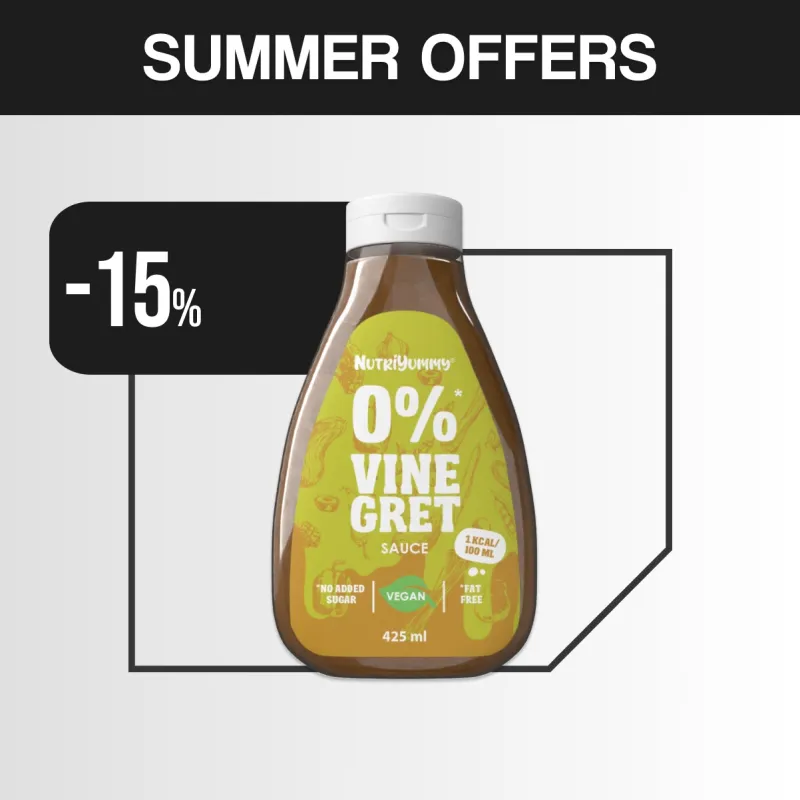 NUTRIYUMMY 0% SAUCE VINEGRET 425ML