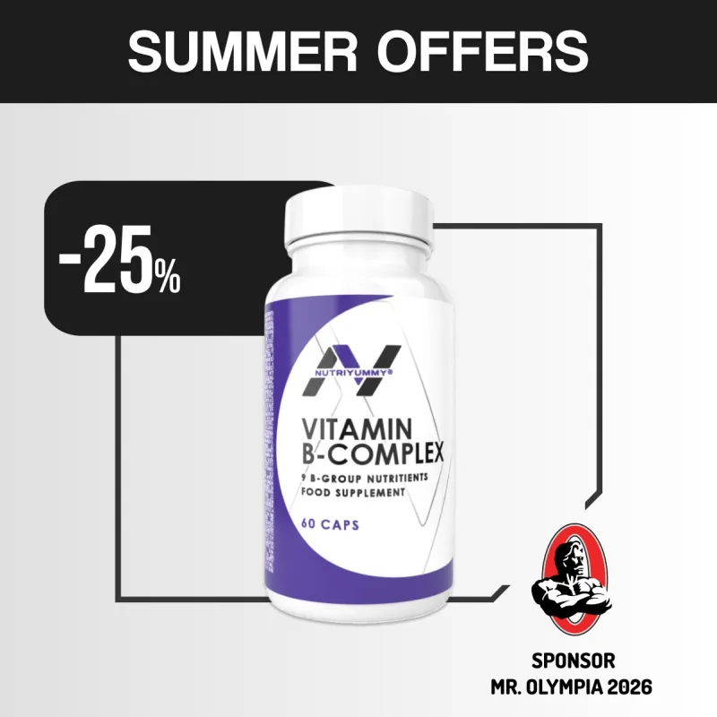 NUTRIYUMMY VITAMIN B-COMPLEX 60 CAPS