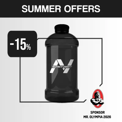 NUTRIYUMMY WATER JUG BLACK 2,2 L
