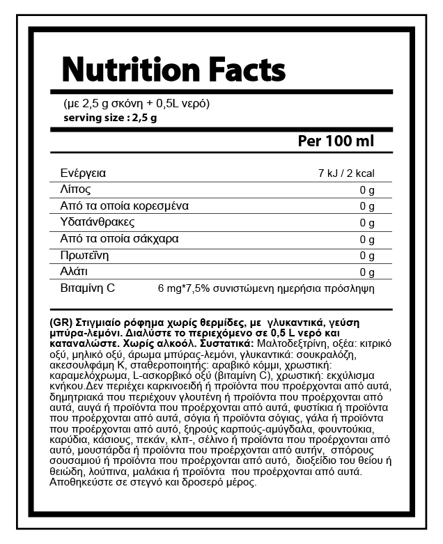 01-IN-0027 Διατροφική Αξία