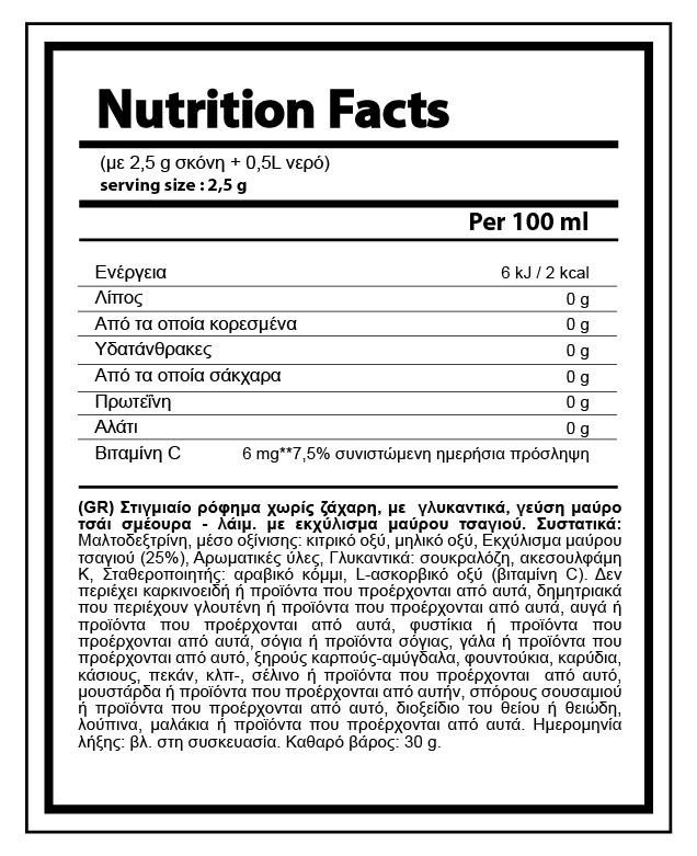 01-IN-0018 Διατροφικά Στοιχεία